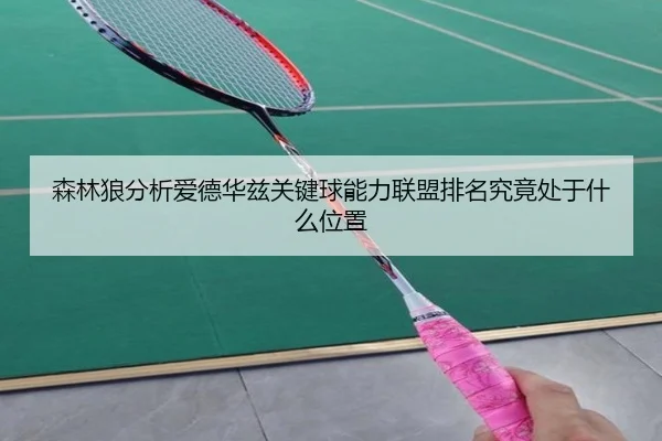 森林狼分析爱德华兹关键球能力联盟排名究竟处于什么位置
